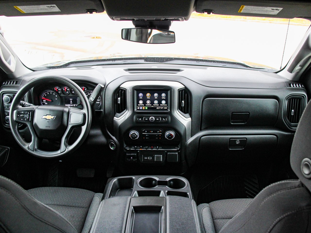 2025 Chevrolet Silverado 1500 4WD Crew Cab 147 Custom Black Sherwood Park - photo #27