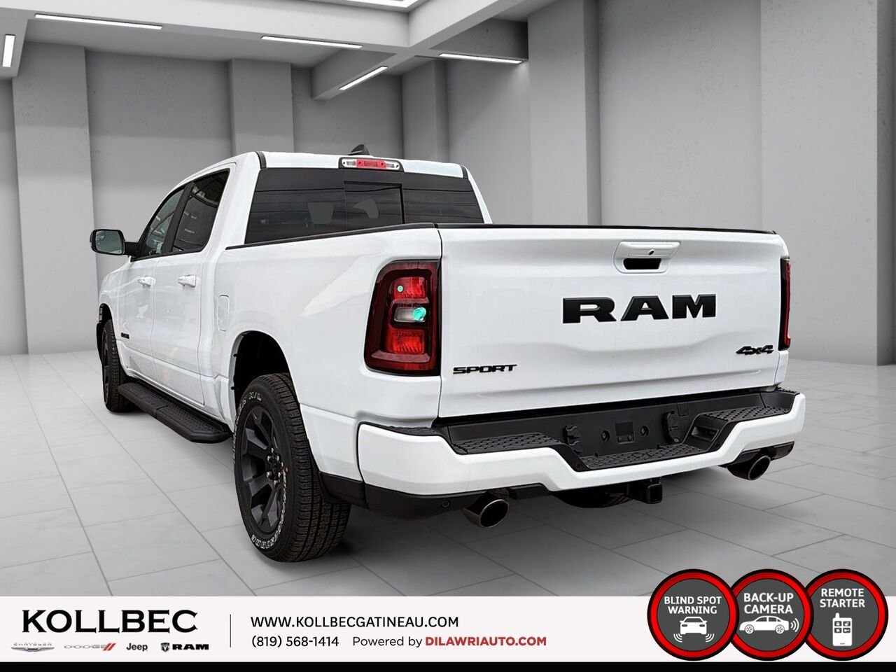 RAM 1500 Sport cabine d'équipe 4x4 caisse de 5 pi 7 po 2026 Blanc éclatant Ottawa & Gatineau - photo #8