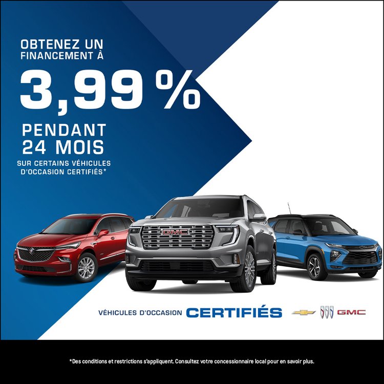 GM juillet PROMO Modele occasion FR