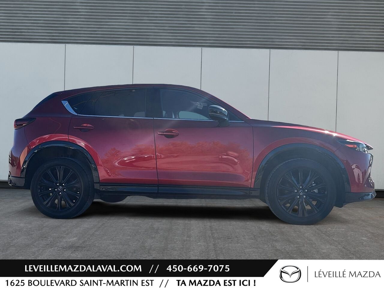 Mazda CX-5 Sport avec moteur turbo TI 2023 Rouge Laval - photo #3