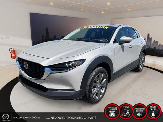 2024 Mazda CX-30 GT | CUIR | TOIT OUVRANT | AWD | CAMÉRA 360 | 12 HAUT-PARLEURS Grey