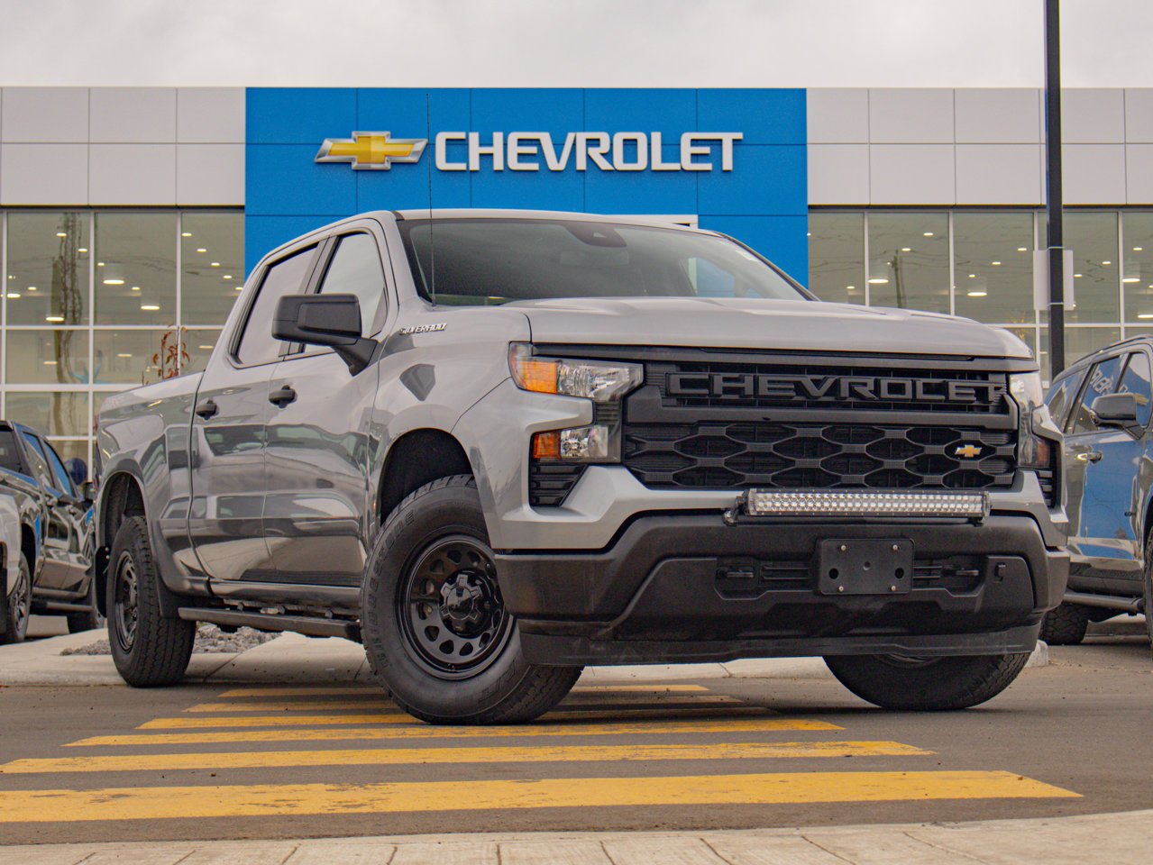2023 Chevrolet Silverado 1500 4WD Crew Cab 147 Work Truck Grey Sherwood Park - photo #13