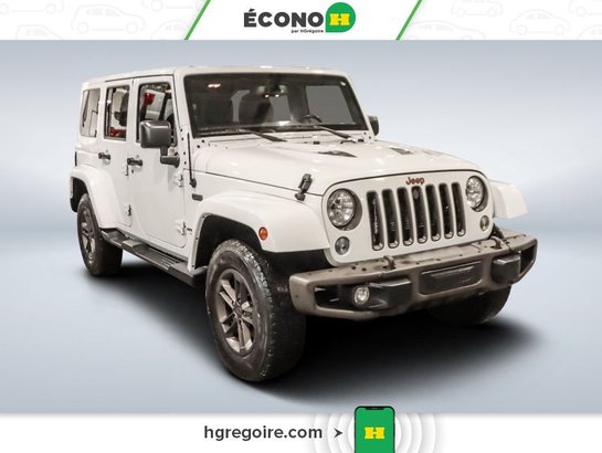 Jeep Wrangler Unlimited 75TH ANNIVERSARY AUTO 4WD V6 A/C MAGS 2017 Blanc