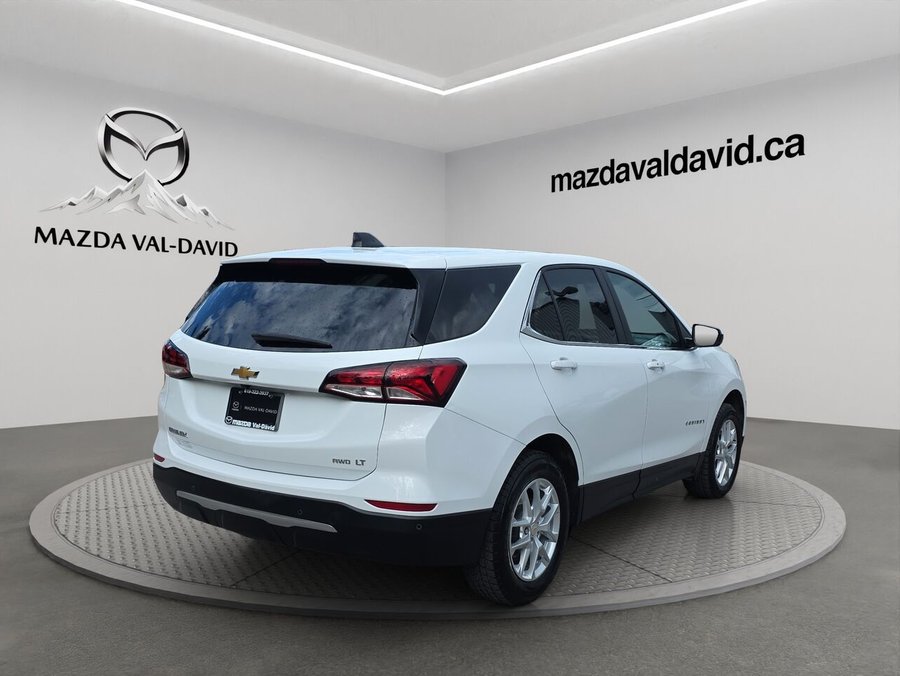 Chevrolet Equinox LT TURBO 6 VITESSES, Traction intégrale, sièges avant chauffants, démarreur à distance, hayon 2024 Blanc