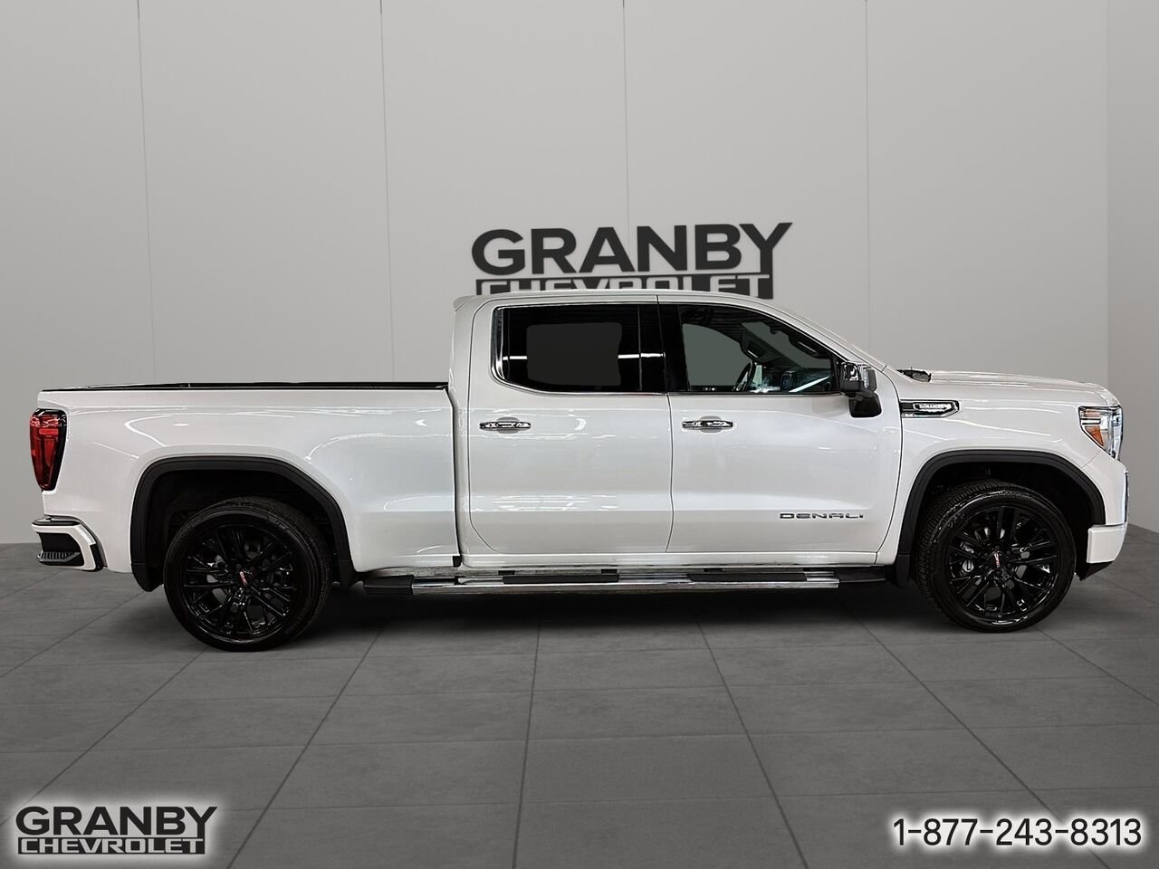 GMC Sierra 1500 Denali cabine multiplace 4RM 157 po | G3549 2021 Blanc Granby - photo #3