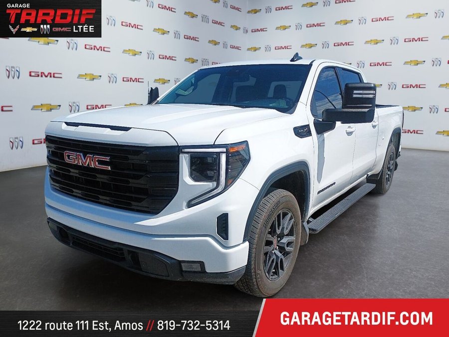 2024 GMC SIERRA 1500 4WD CREW CAB PICKUP ELEVATION White