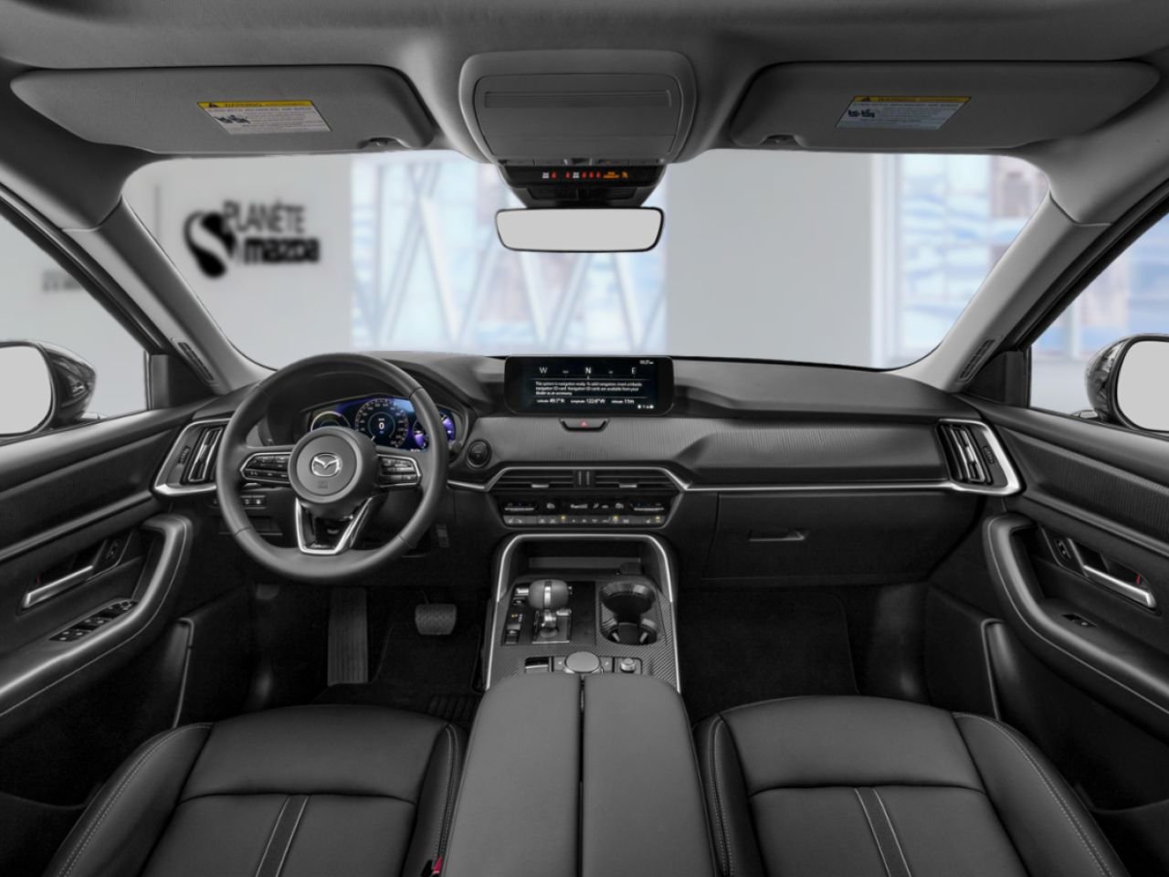 2026 Mazda CX-90 PHEV JM3KKCHA6T1378024 Jet Black Mica Mirabel - photo #12