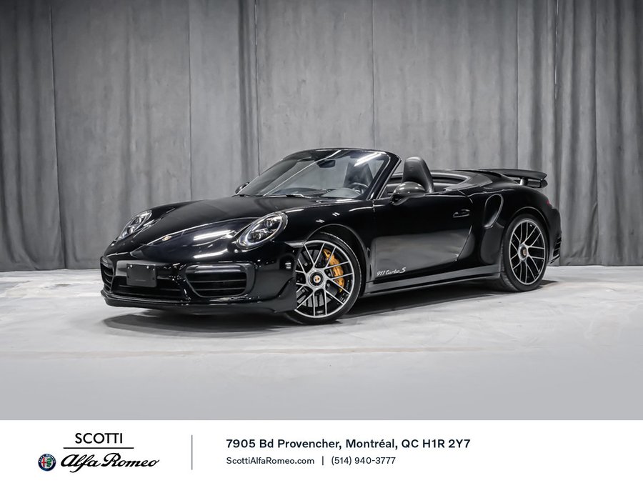 2017 Porsche 911 TURBO S Black