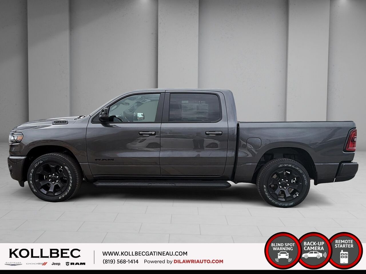 RAM 1500 261410 | Sport cabine d'équipe 4x4 caisse de 5 pi 7 po 2026 Cristal granit métallisé Gatineau - photo #9