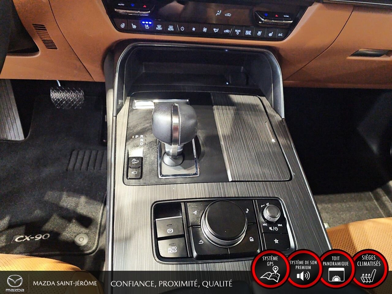 2024 Mazda CX-90 hybride léger Red Sainte-Agathe-des-Monts - photo #19