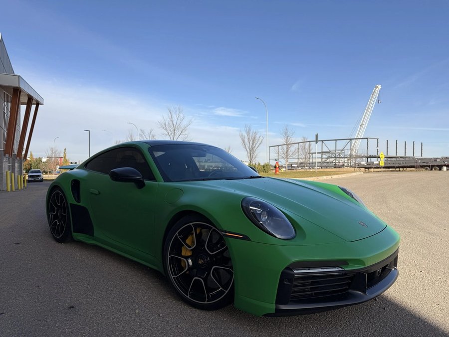 2021 Porsche 911 Turbo S | Front Lift | PDCC Suspension | Sunroof | Heated & Ventilated Seats Python Green