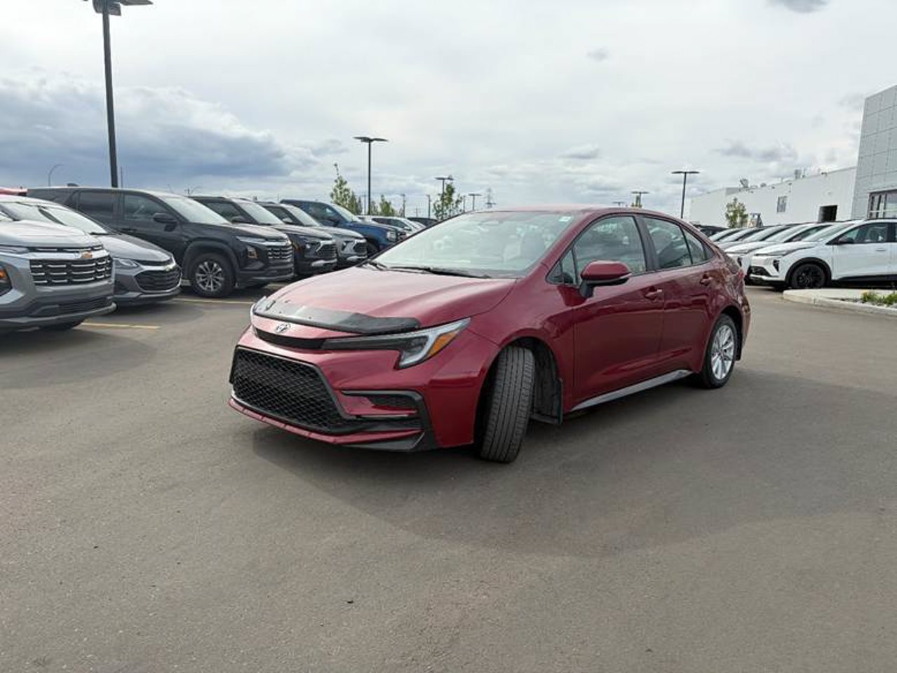 2024 Toyota Corolla SE CVT Red Sherwood Park - photo #2