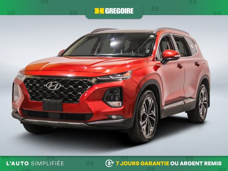 Hyundai Santa Fe Ultimate AWD AUTO AC CUIR TOIT NAV MAGS CAM RECUL 2020 Rouge