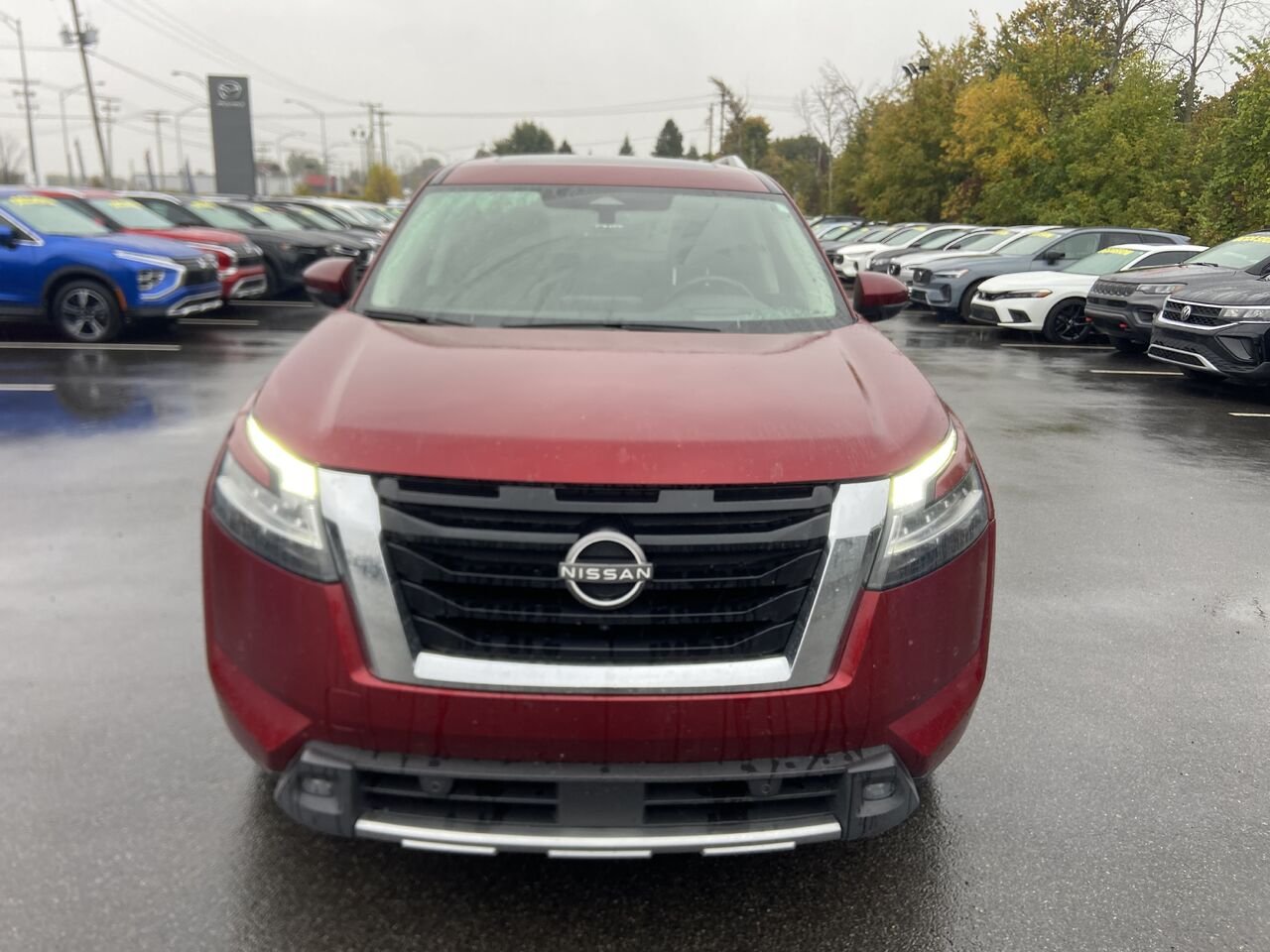 2023 Nissan Pathfinder SL | AWD | CUIR | TOIT PANO | *579-888-9954* TEXTOS Red Saint-Jérôme - photo #1