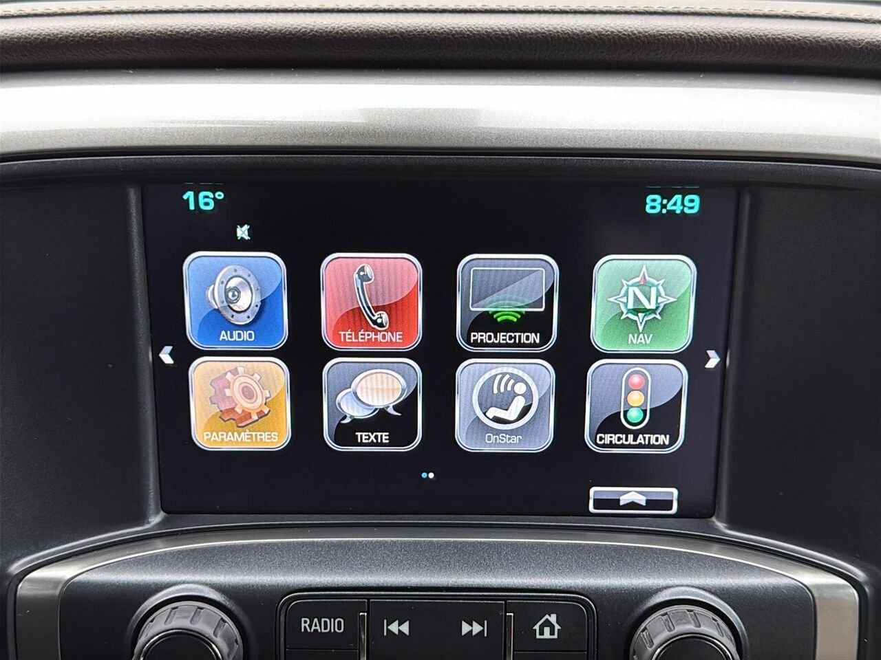 CHEVROLET SILVERADO 1500 4WD DOUBLE CAB UNKNOWN 2017 Noir Saint-Hyacinthe - photo #16