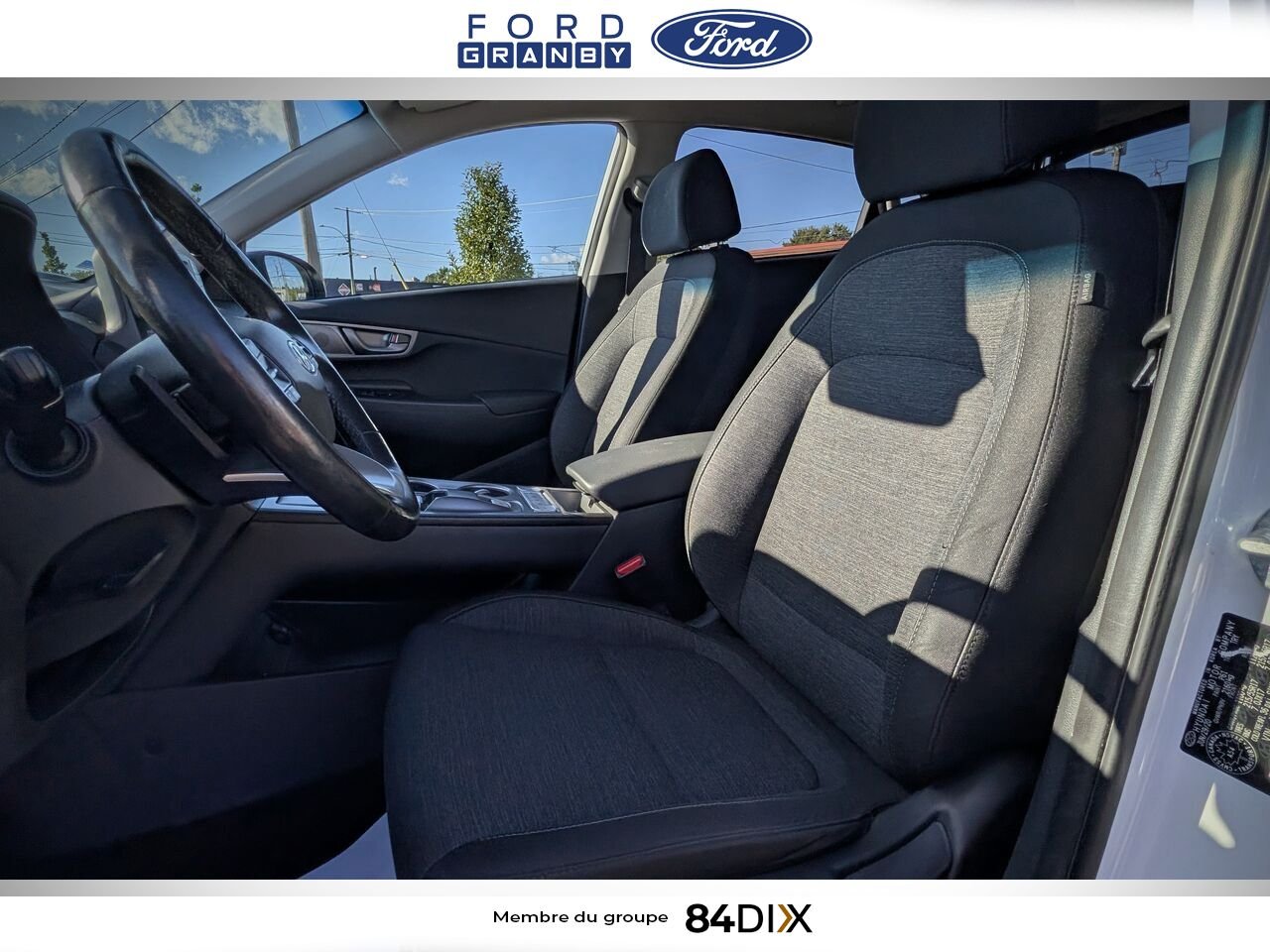 2021 Hyundai Kona Electric White Granby - photo #9