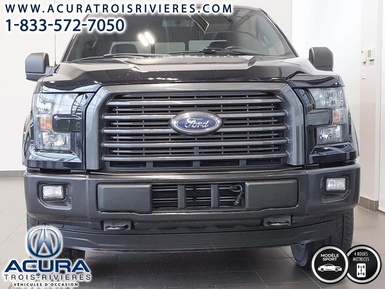 Ford F-150 XLT SPORT 2016 Noir Trois-Rivières - photo #2