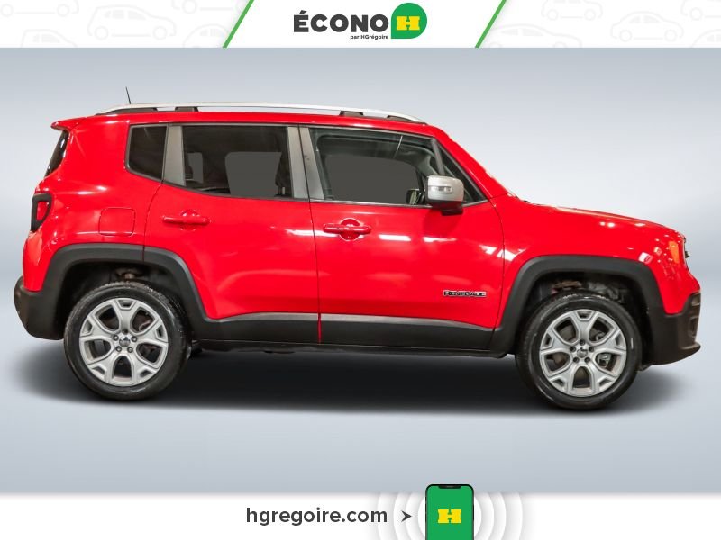 Jeep Renegade 822863A | Limited 4X4 CUIR TOIT NAV BLUETOOTH CAMÉRA MAGS 2018 Rouge Laval - photo #8