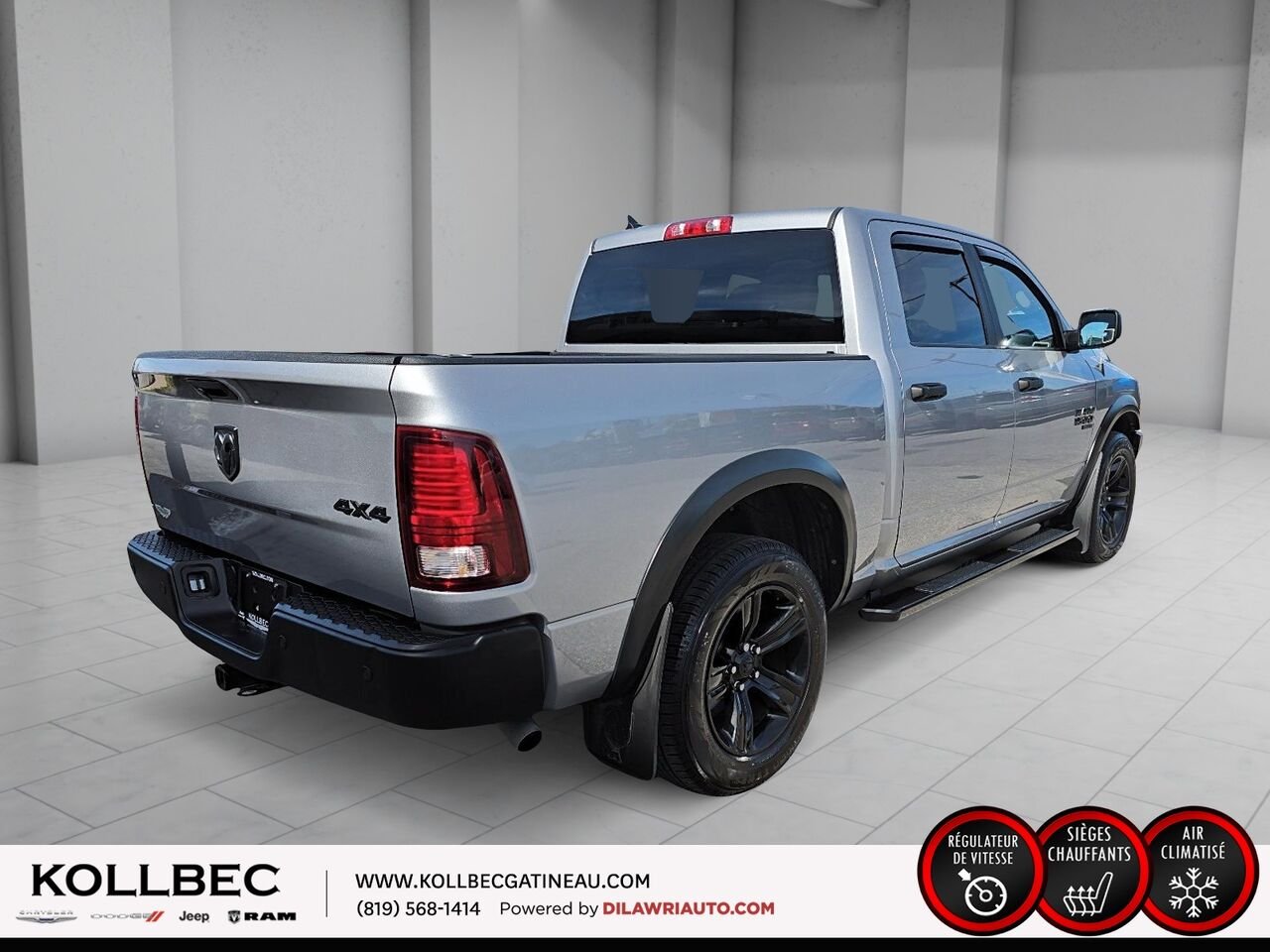 RAM 1500 CLASSIC Warlock CrewCab 4x4 2024 Argent Ottawa & Gatineau - photo #14