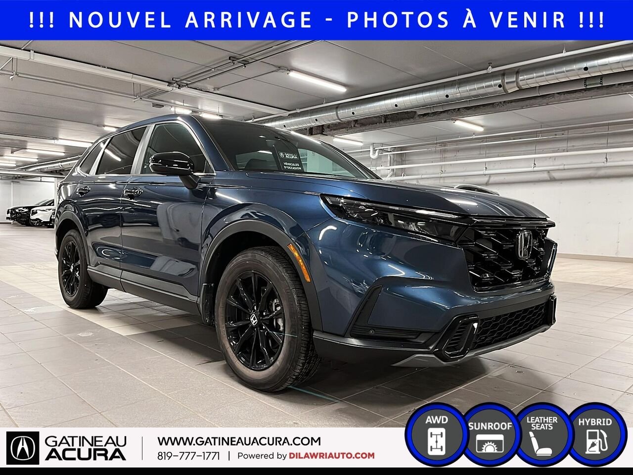 2024 Honda CR-V hybride EX-L Traction Intégrale Blue Ottawa & Gatineau - photo #2
