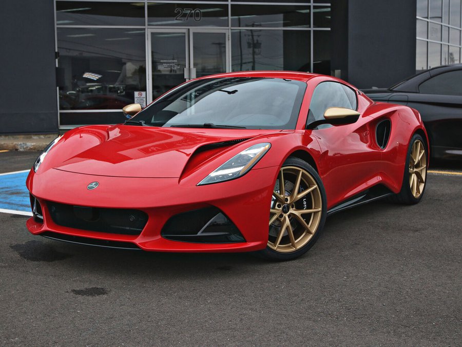2027 Lotus Emira V6 SE Heritage Gold Red
