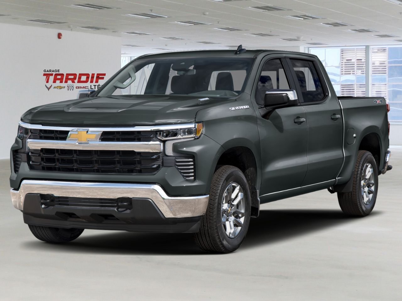 2026 CHEVROLET Silverado 1500 LT cabine multiplace 4RM 147 po Cypress Grey Amos - photo #0