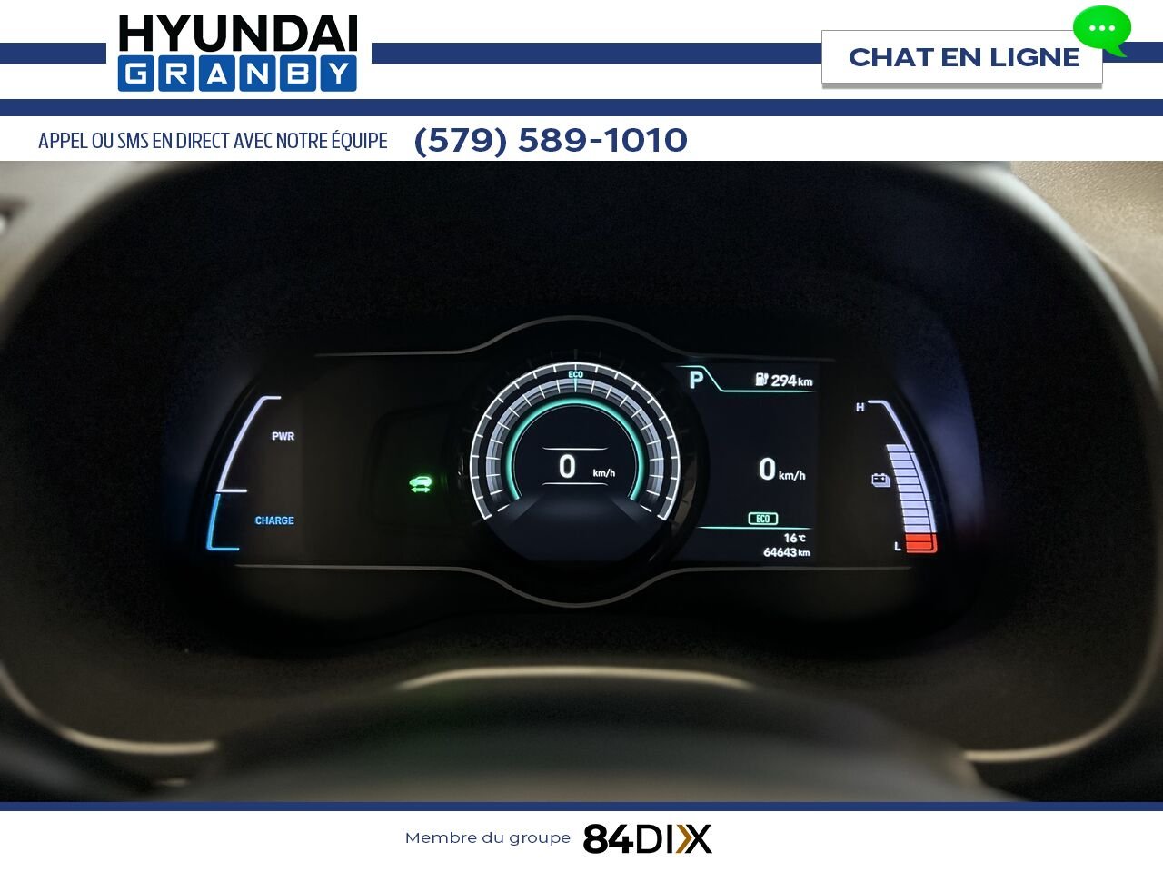Hyundai Kona électrique 2021 Gris Granby - photo #14
