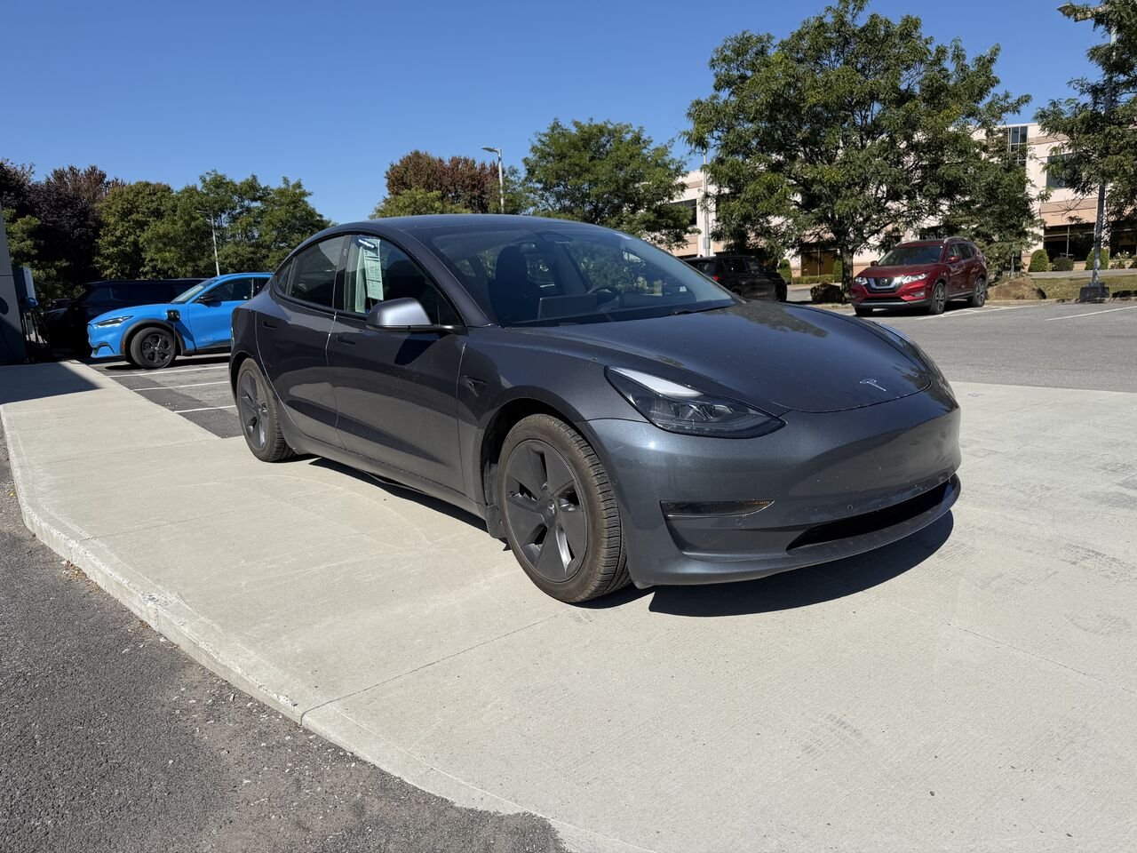 Tesla Model 3 Autonomie standard Plus PA 2021 Argent Châteauguay - photo #5