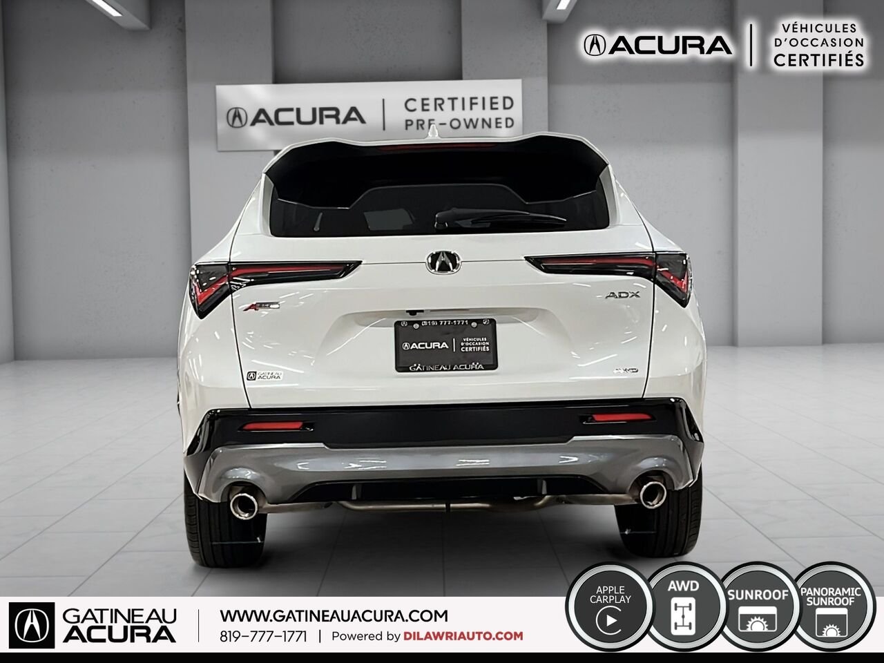 2025 ACURA ADX A-Spec SH-AWD White Gatineau - photo #16