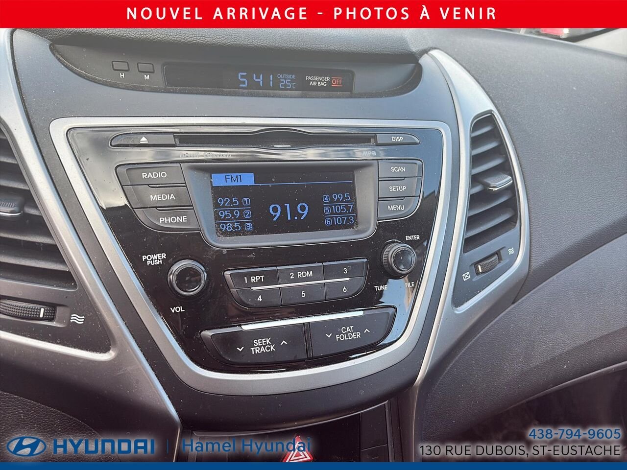 2015 Hyundai Elantra White Saint-Eustache - photo #5