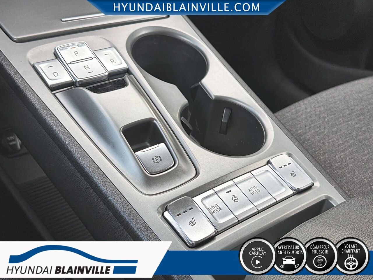 Hyundai Kona électrique 2023 Blanc Blainville - photo #16
