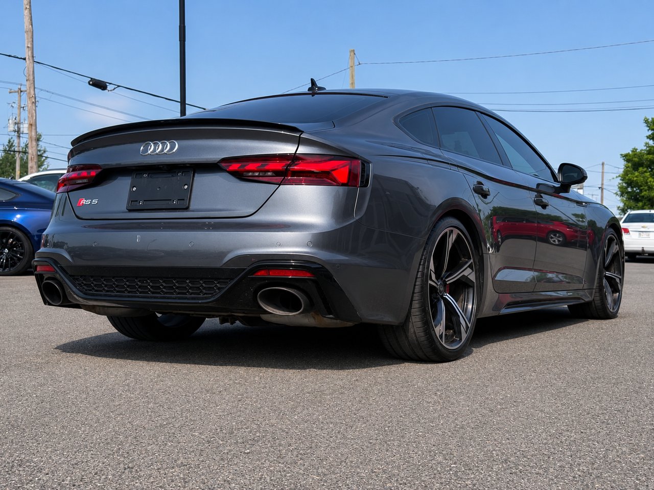 Audi RS 5 Sportback 2022 Gris Granby - photo #6