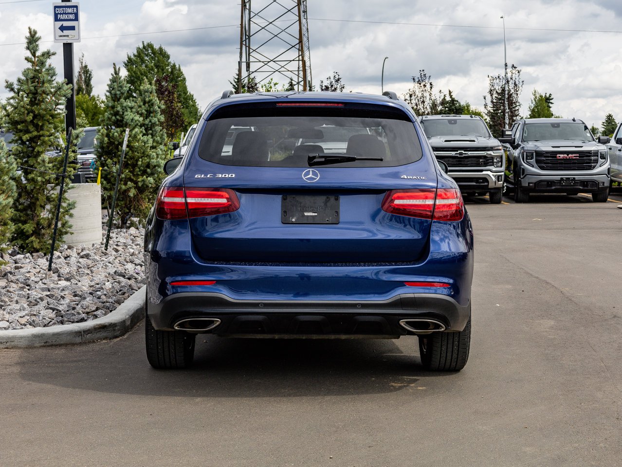 2017 Mercedes-Benz GLC 4MATIC 4dr GLC 300 Blue Sherwood Park - photo #11