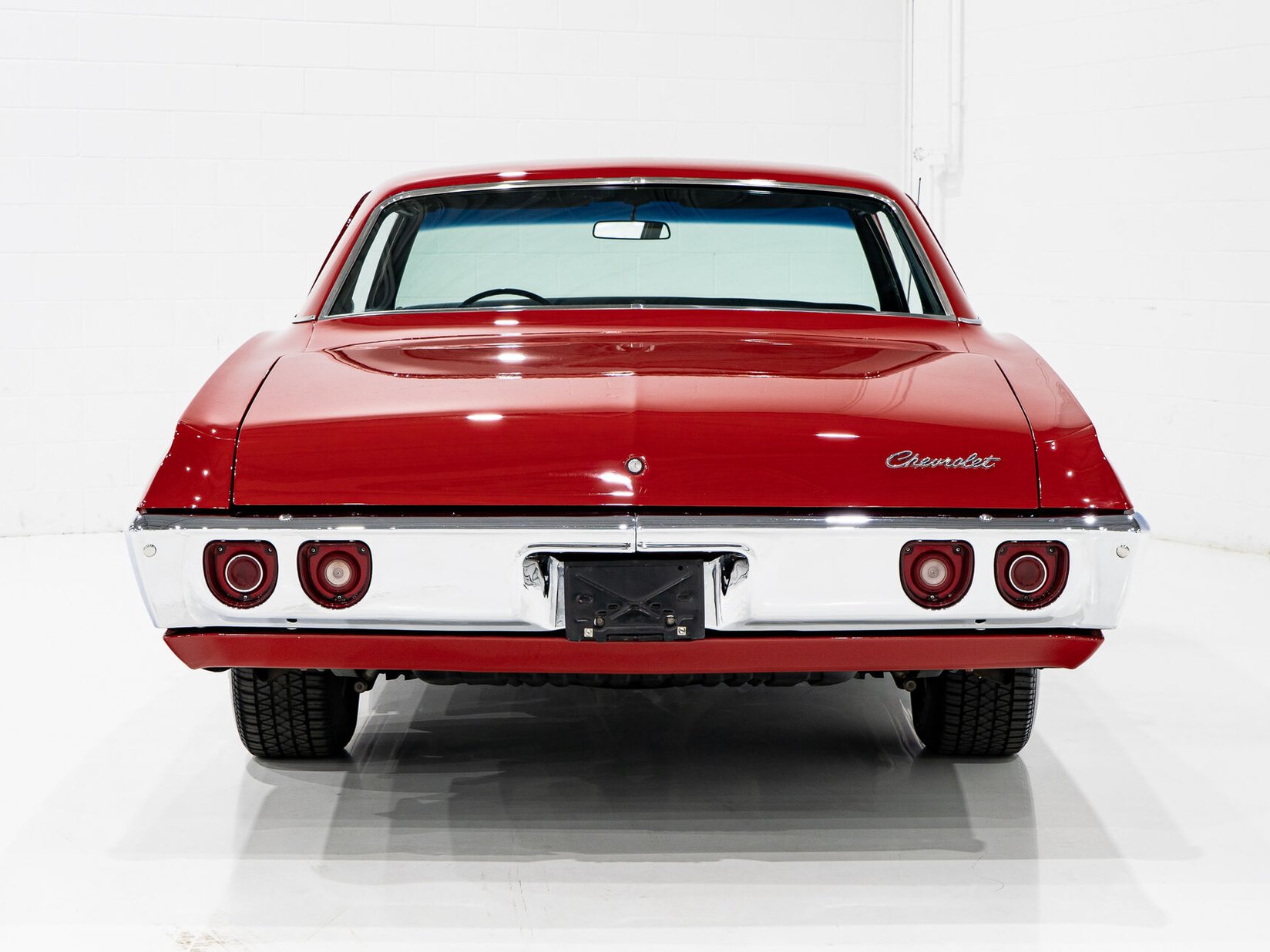 Chevrolet Biscayne **PRIX EN USD** L36 4 speed GM Canada paperwork 1968 Rouge Montréal - photo #23