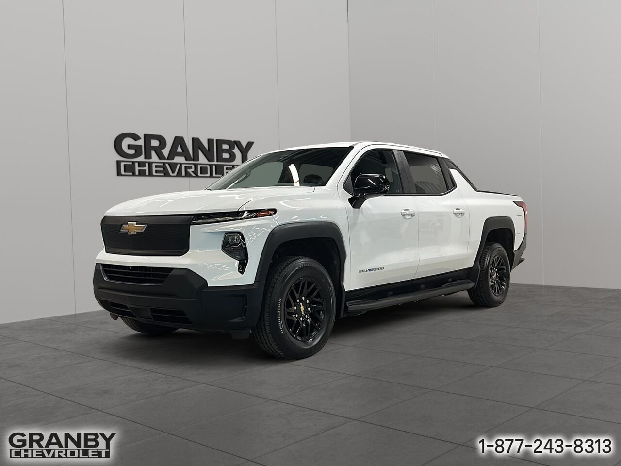 2024 Chevrolet Silverado EV WT cabine multiplace e4RM avec 4WT | G3905 White Granby - photo #0