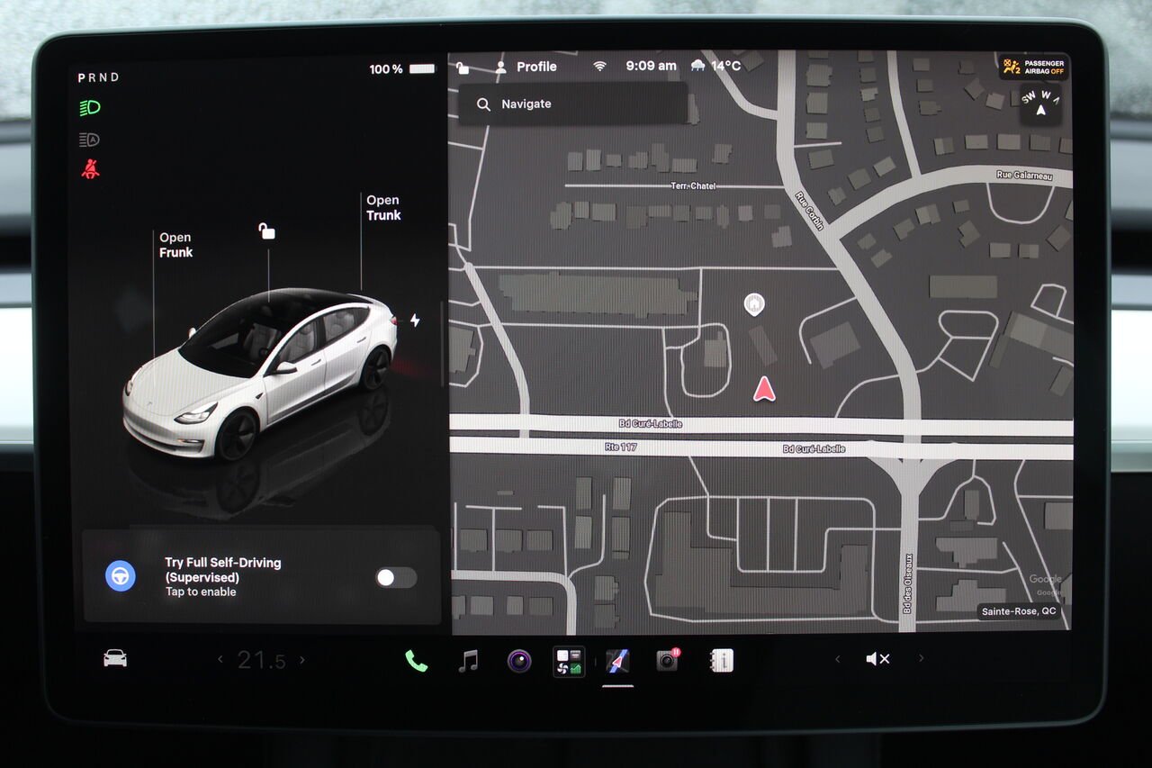 Tesla Model 3 VIN: 5YJ3E1EA5NF309574 2022 Blanc Sainte-Rose - photo #16