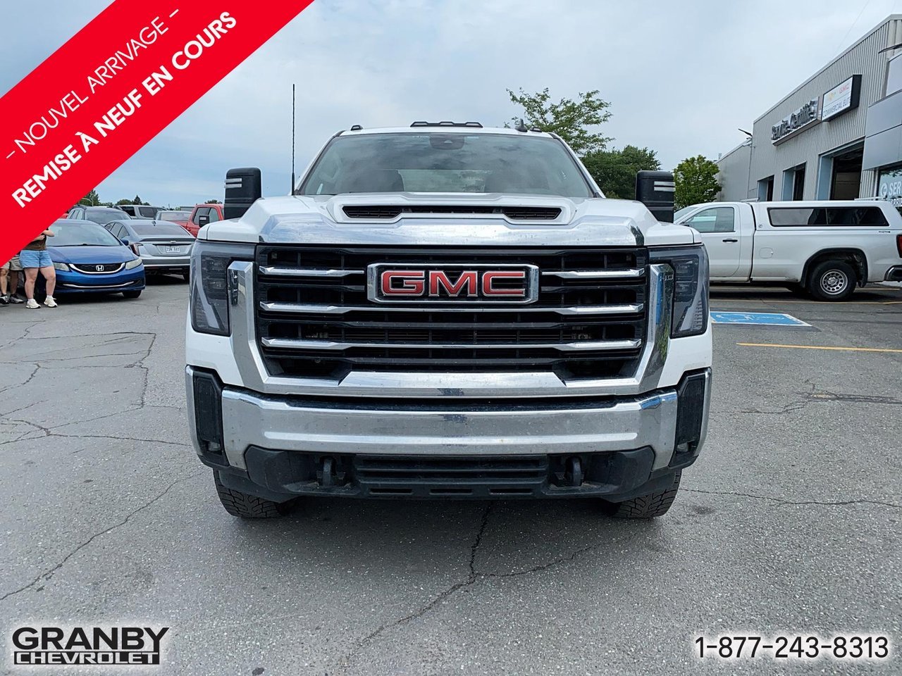 2025 GMC Sierra 2500HD SLE cabine multiplace 4RM 172 po | G3864 White Granby - photo #1