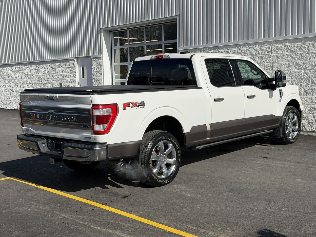 Ford F-150 King Ranch SuperCrew 4X4 2022 Blanc Laval - photo #16