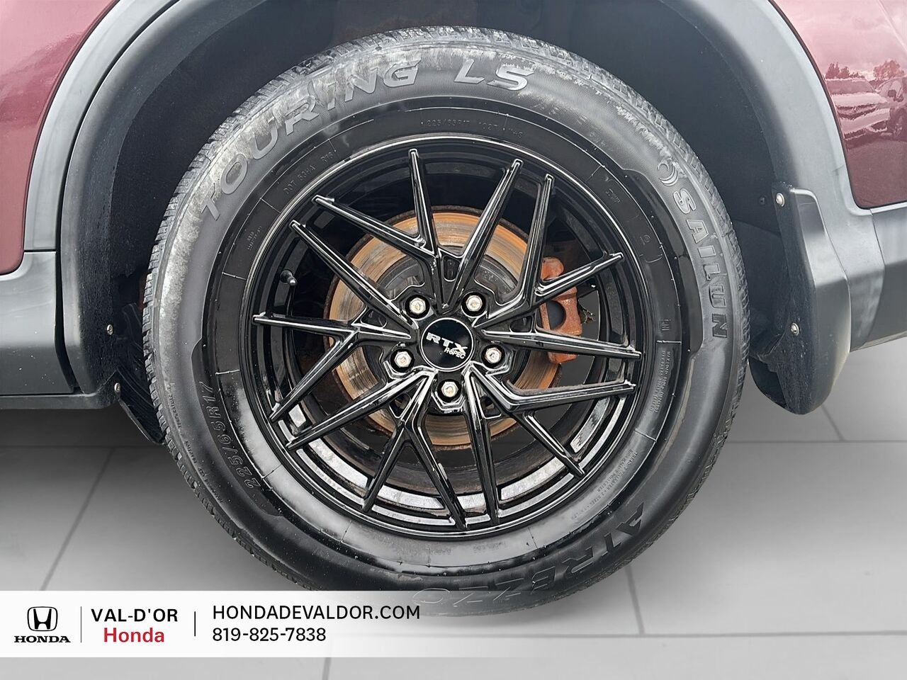 Honda CR-V AWD 5 portes EX-L 2013 Rouge Val-d'Or - photo #5