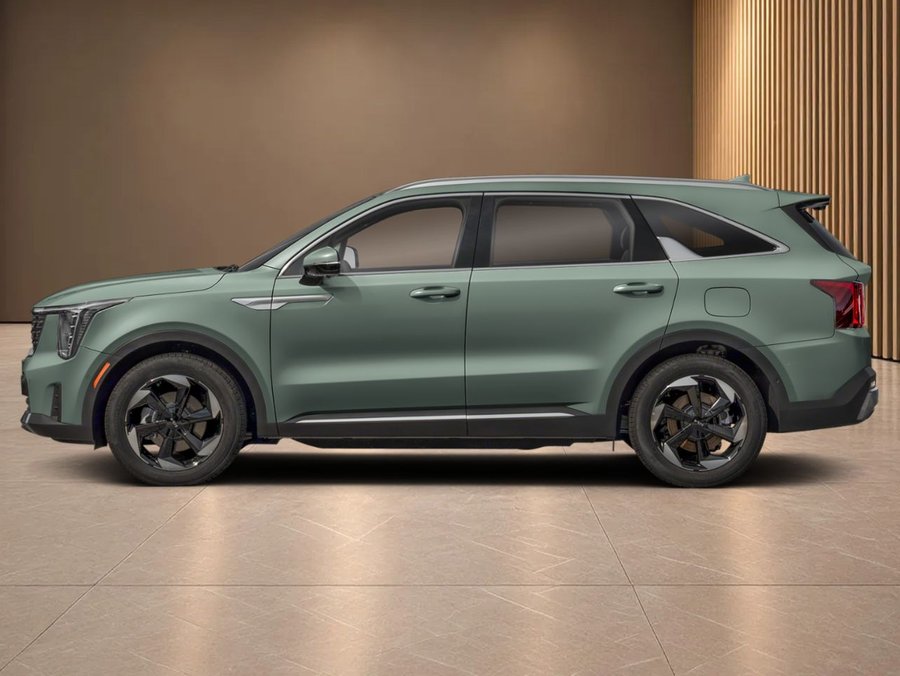 Kia Sorento hybride SX TI 2026 Vert paysage urbain