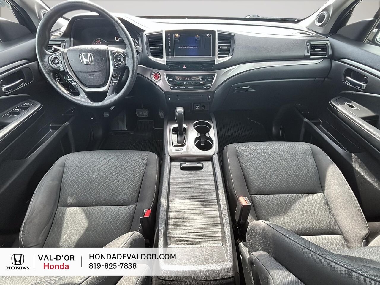 Honda Ridgeline Sport Traction Intégrale 2019 Noir Val-d'Or - photo #7