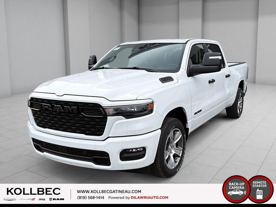 RAM 1500 Express cabine d'équipe 4x4 caisse de 6 pi 4 po 2026 Blanc éclatant
