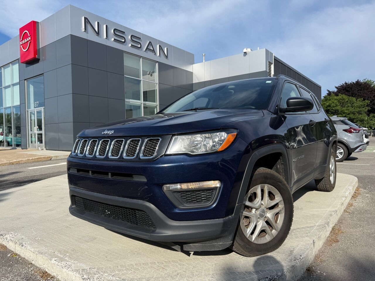 Blue 2018 Jeep Compass SUV / Crossover Four-Wheel Drive Automatic