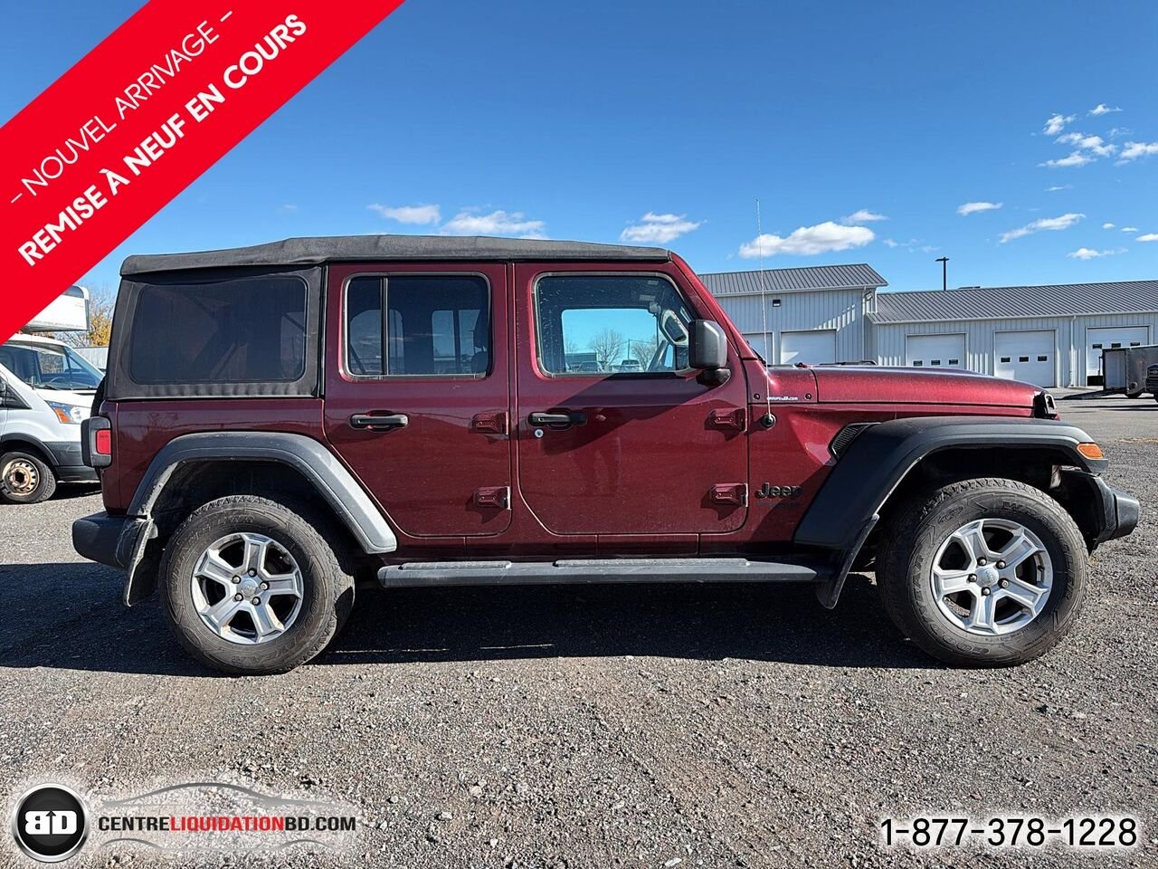 2022 Jeep Wrangler Unlimited Sport S 4x4 | BD0471 Red Granby - photo #4