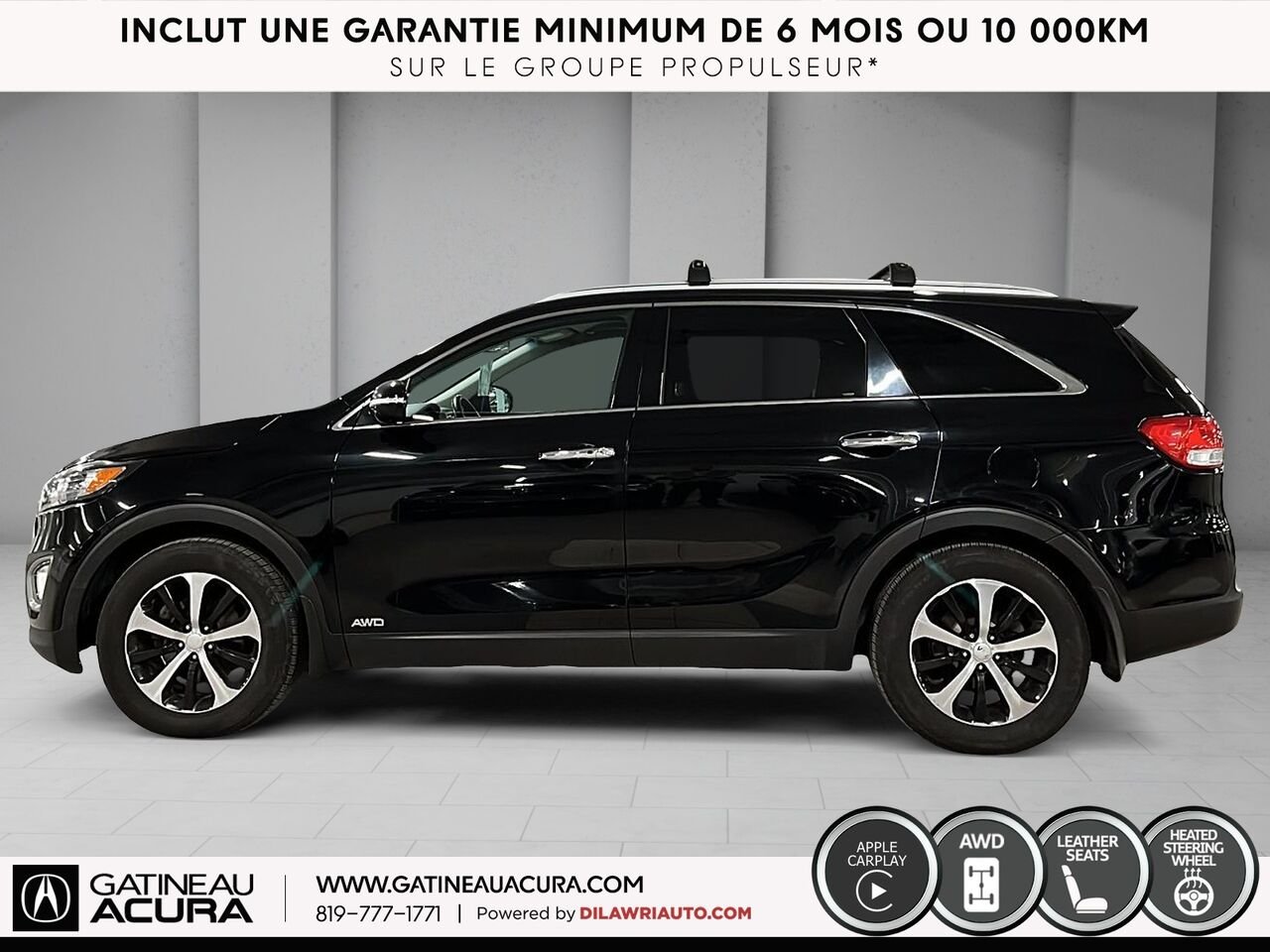 2018 Kia Sorento EX Turbo AWD Black Gatineau - photo #18
