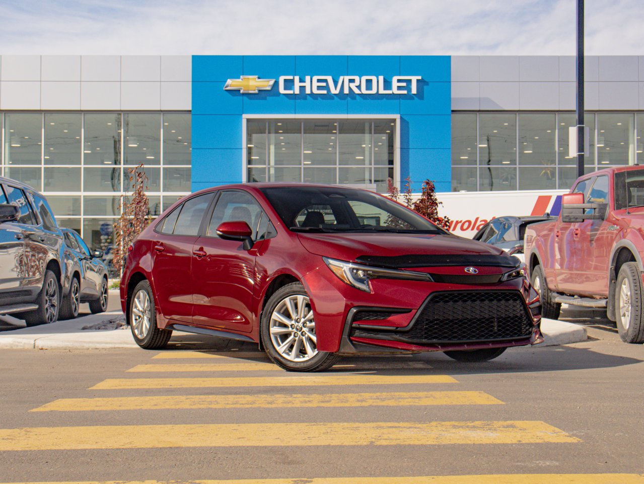 2024 Toyota Corolla SE CVT Red Sherwood Park - photo #1
