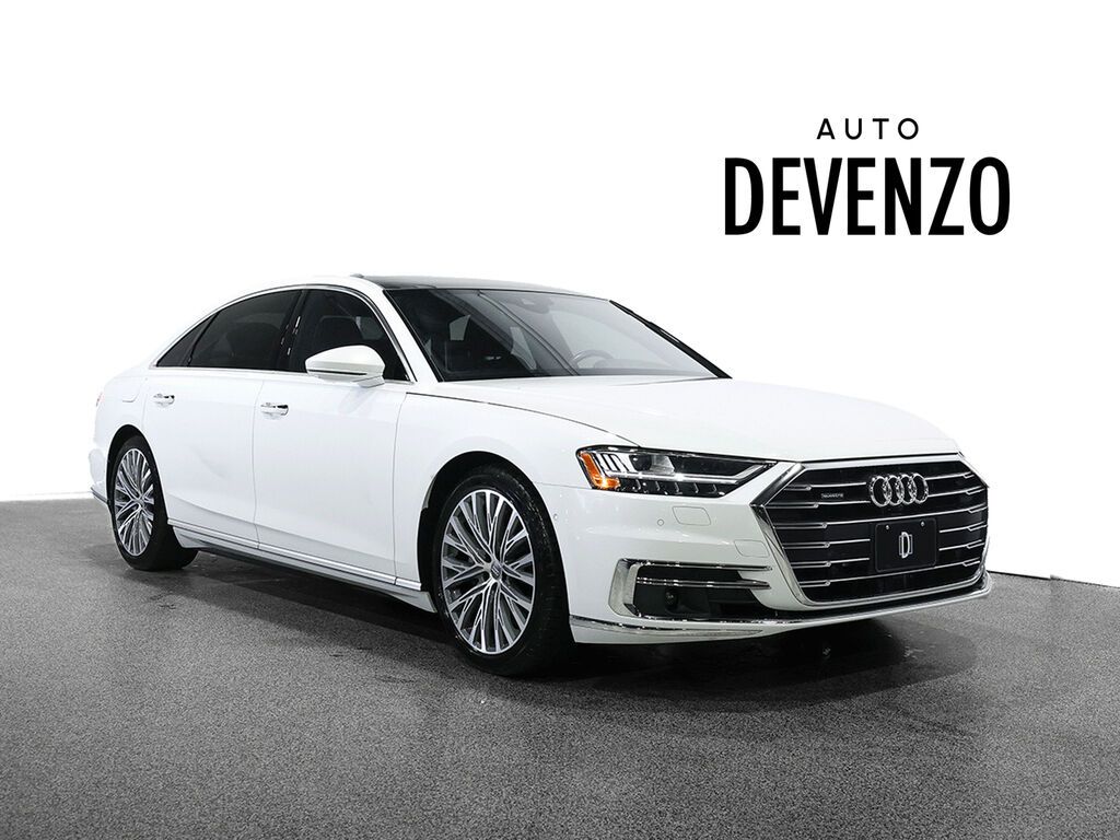 White 2019 Audi A8 Sedan All-Wheel Drive 8-Speed Automatic