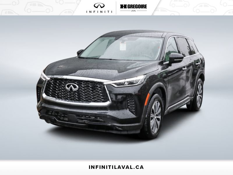 2024 Infiniti QX60 PURE CUIR TOIT MAGS 18 POUCES Black