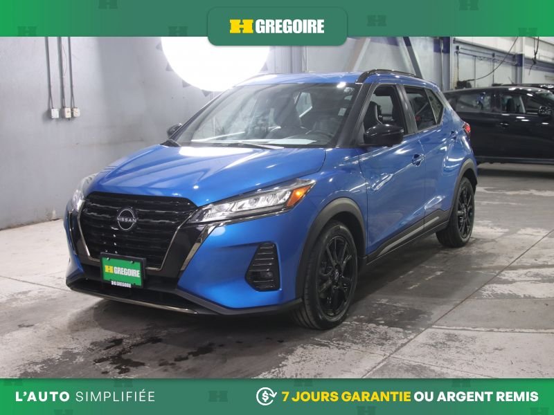 2024 Nissan Kicks SR AUTO A/C MAGS CUIR CAM RECUL BLUETOOTH Blue
