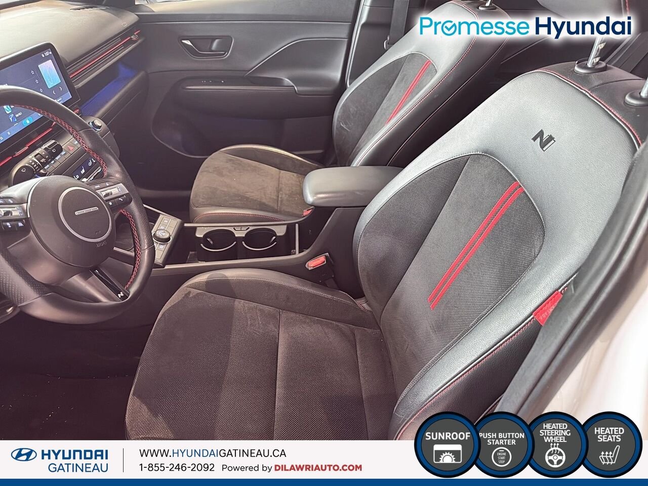 2024 Hyundai Kona White Gatineau - photo #6